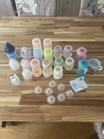 Grosses Set MAM Babyflaschen komplett