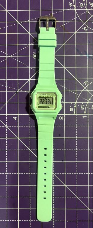 Calypso Herrenarmbanduhr Quarz Stahl/Grün K5872/5