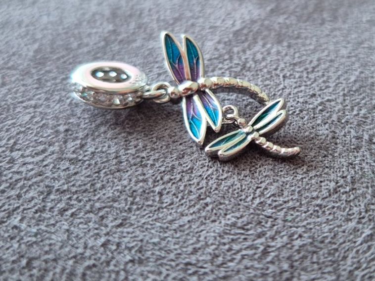Ciondoli: Silber Charm Libelle +Garantie – Nuovo (secondo la descrizione) da Rotkreuz venduto da Carbone_Bijou-Shop 1