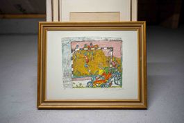 Alois Carigiet - Original-Farblithografie 1978
