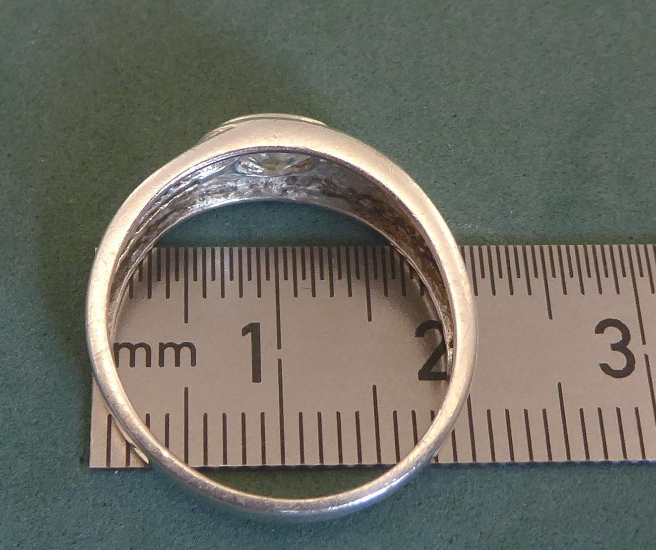 Anelli: Ring 925 Silber mit synthetischem Stein – Usato da Muri AG venduto da silvermouse007 3