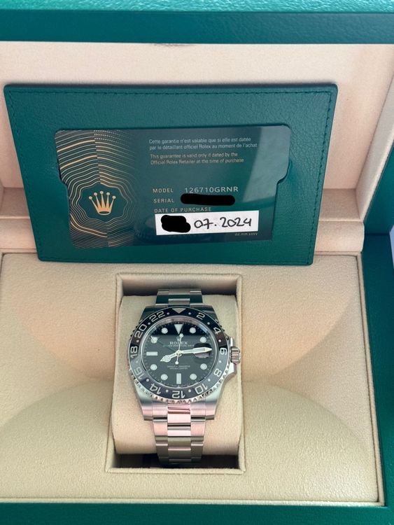 Rolex GMT MASTER II 126710GRNR | Kaufen Auf Ricardo