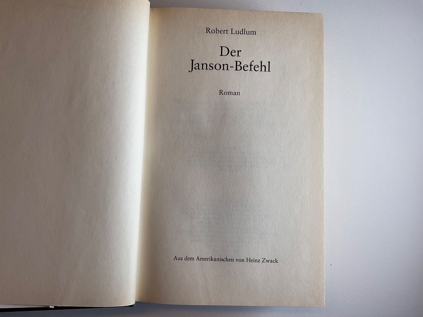 Libri: Robert Ludlum - Der Janson Befehl - Roman Buch – Nuovo (secondo la descrizione) da Meggen venduto da BookRevivals 3
