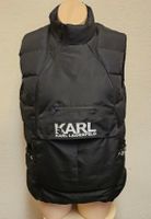 KARL LAGERFELD Damen Steppweste Schwarz – Gr. L – Sehr guter