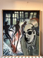 Moderne Acryl Abstrakt Bild Interesant  für Sammler
