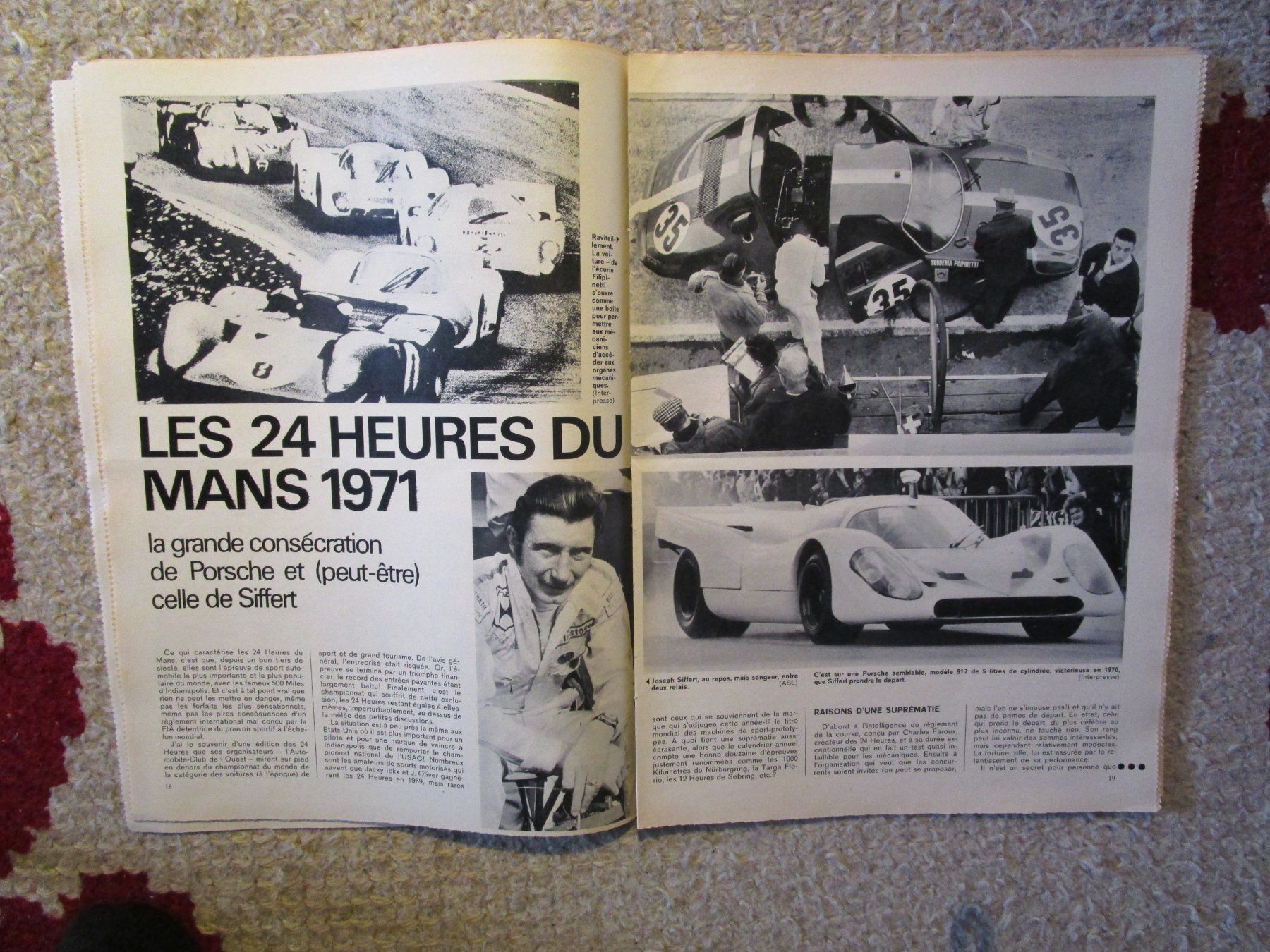 Riviste & Magazine: Les 24 heures du Mans 1971 – Usato da Matran venduto da madren