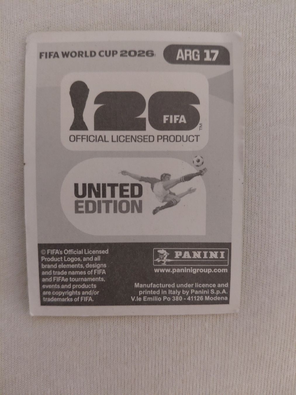 Panini Carte collezionabili: LIONEL MESSI - PANINI - ARG17 - TOP ZUSTAND – Nuovo (secondo la descrizione) da Embrach venduto da avesi 1