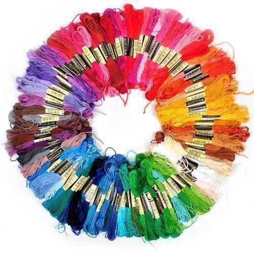 Lana: Stickgarn 100 Farben Naehgarn Embroidery, 6 Stränge, 8M – Nuovo (secondo la descrizione) da Thun venduto da yesky