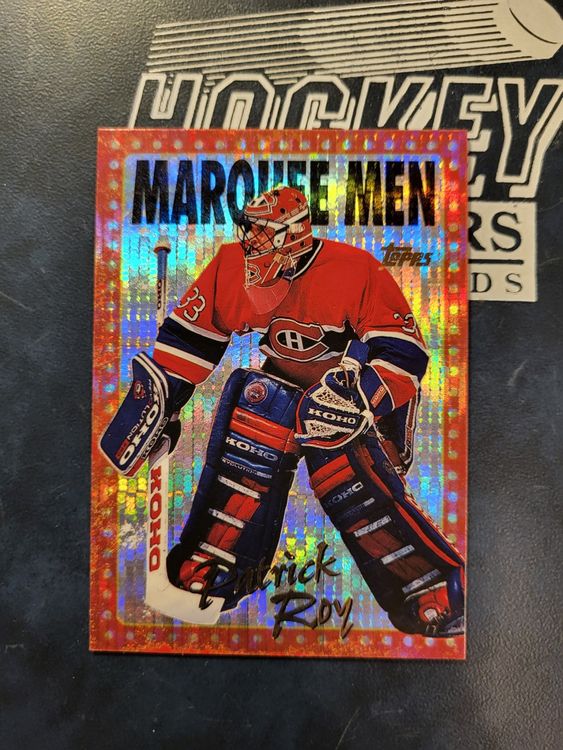 Poster Vintage Patrick Roy - Équipe Canada Olympiques 1998