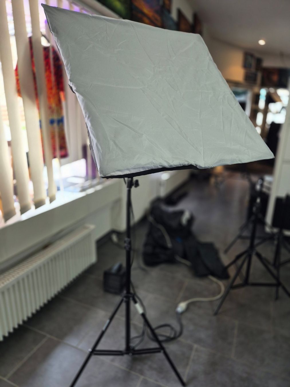 Lampade: Neewer Softbox - Studioleuchte mit Glühlampe 60x60cm – Usato da Basel venduto da HND_ideen 1