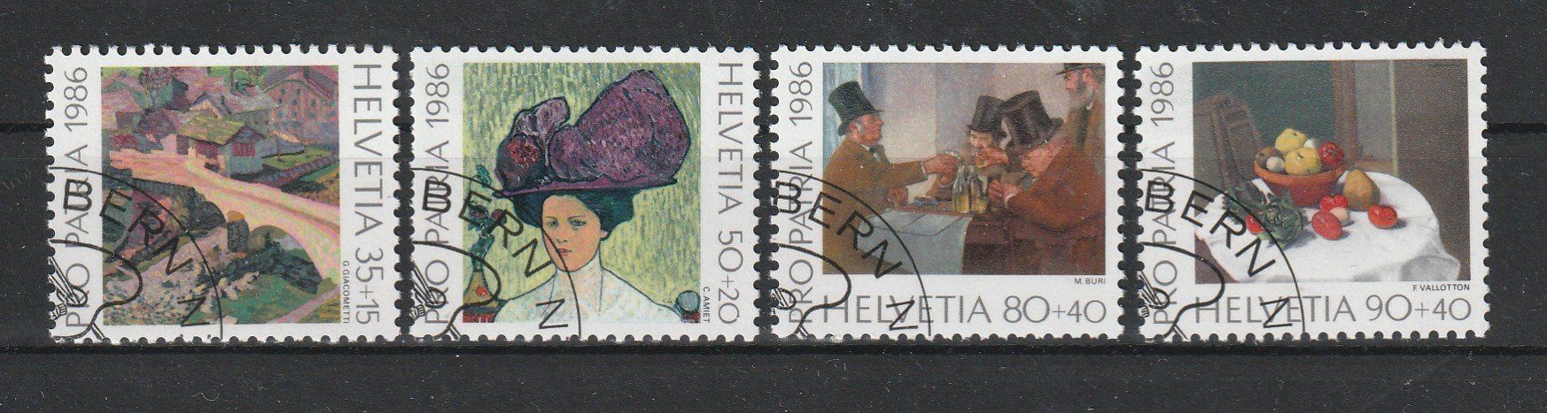 Tutti i francobolli: SUISSE Pro Patria 1986 Oblitérés – Usato da Bussigny venduto da jacky1953