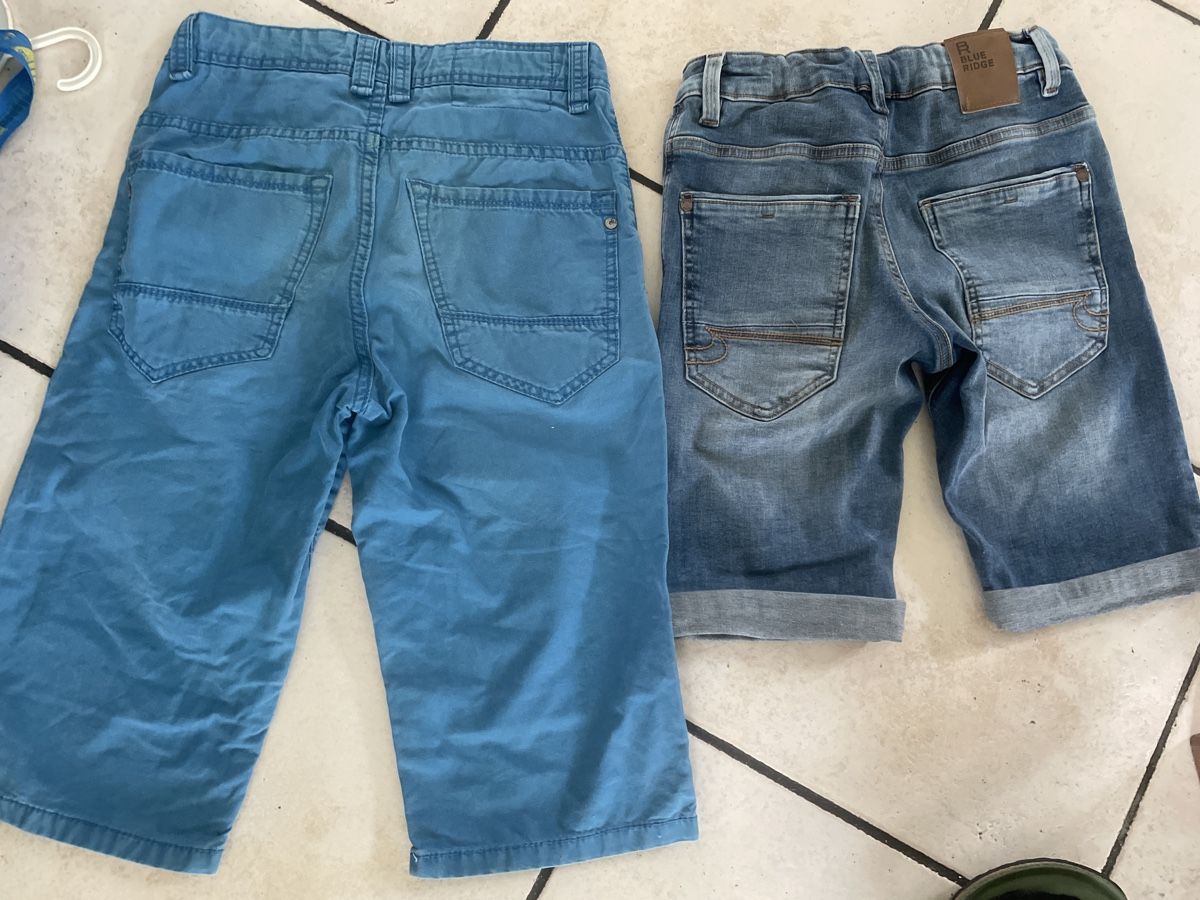 We Pantaloni: 2 coole blue ridge Capri/Shorts, Gr. 146, – Usato da Obergerlafingen venduto da cabo4 1