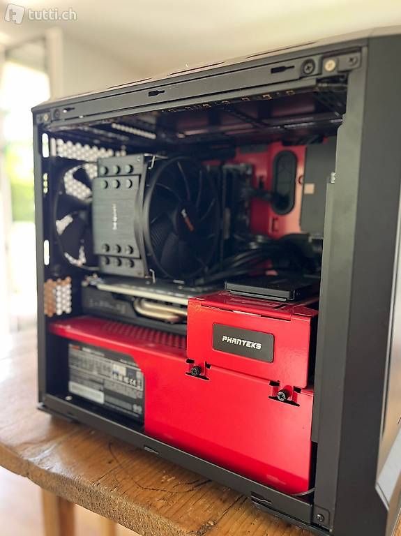 Intel PCs: mini-ITX Gaming PC - i5-6600k OC - RX 570 – Gebraucht aus Steffisburg von  1