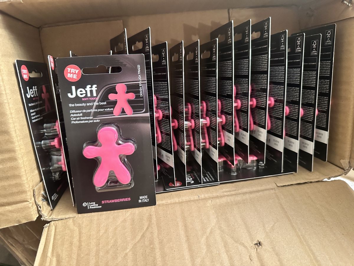 Lufterfrischer: Jeff Soft Touch Auto Duftspender Erdbeere NEU – Neu und originalverpackt aus Fällanden von May-bach