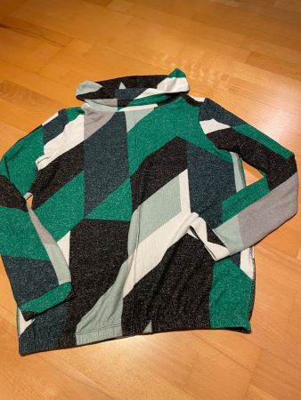 Cecil Rollkragenpullover Gr.S - Grün Graphische Muster