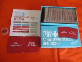 Memory Spiel deutsch - schweizerdeutsch