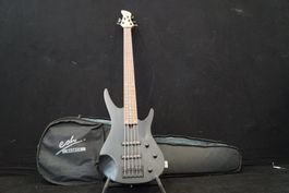 ESH Hero 5 String Bass schwarz mit Bag