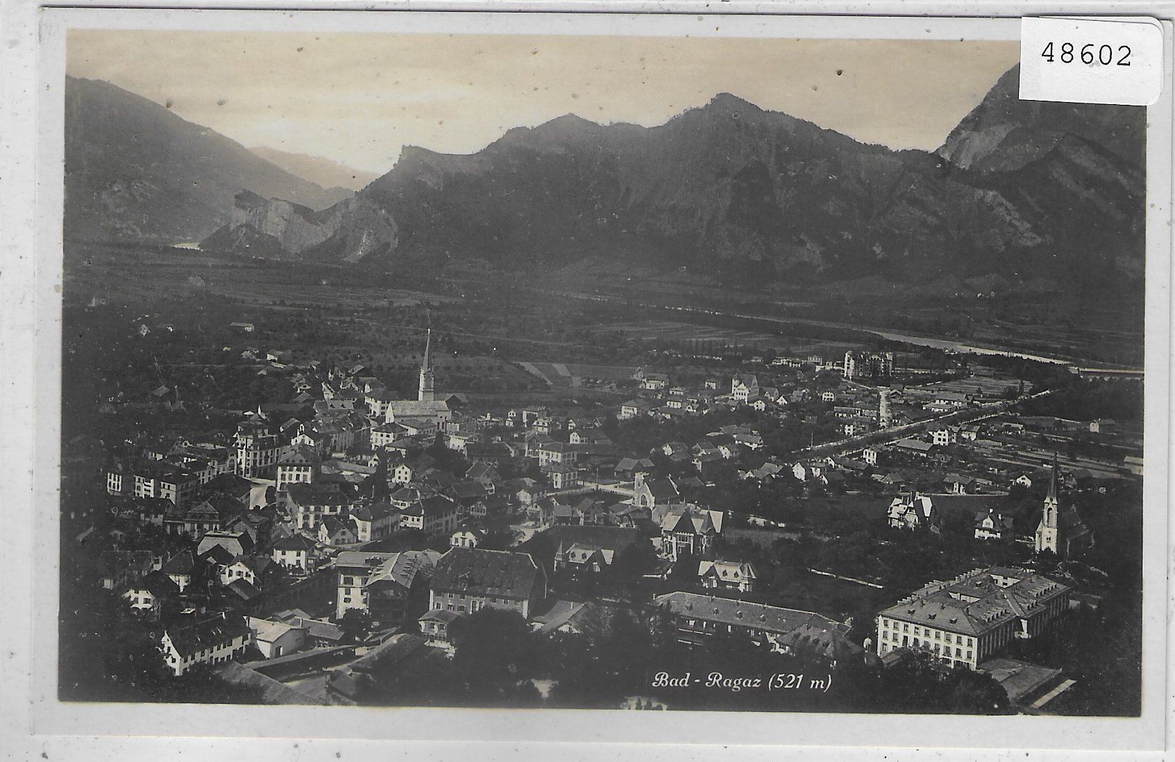 Cartes postales: Bad Ragaz - Generalansicht – D'occasion à Ettingen par Kartenplanet