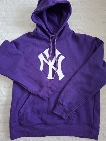 Sweat à capuche Bulletin XL violet - style New York!
