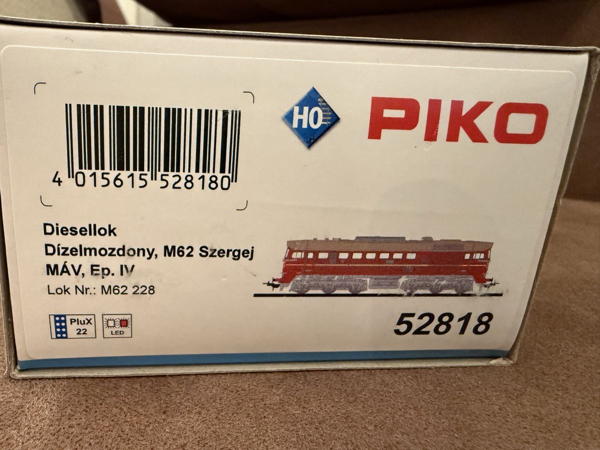 Piko Trains électriques: PIKO MAV M62 UNGARN FABRIKNEU – Neuf avec emballage d'origine à Zürich par Volanbusz 2