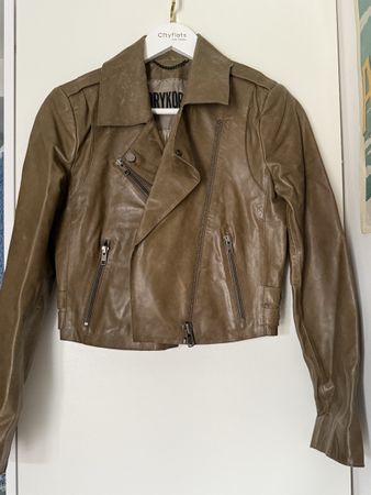 DRYKORN For Beautiful People - Genuine Leather Moto Jacket -