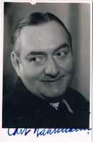 Carl Kuhlmann 1899-1962 Autogramm signiert Vintage Foto 9x14