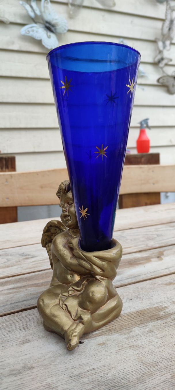 Statuette: Engel mit Vase – Usato da Schweizersholz venduto da fuchs06 1