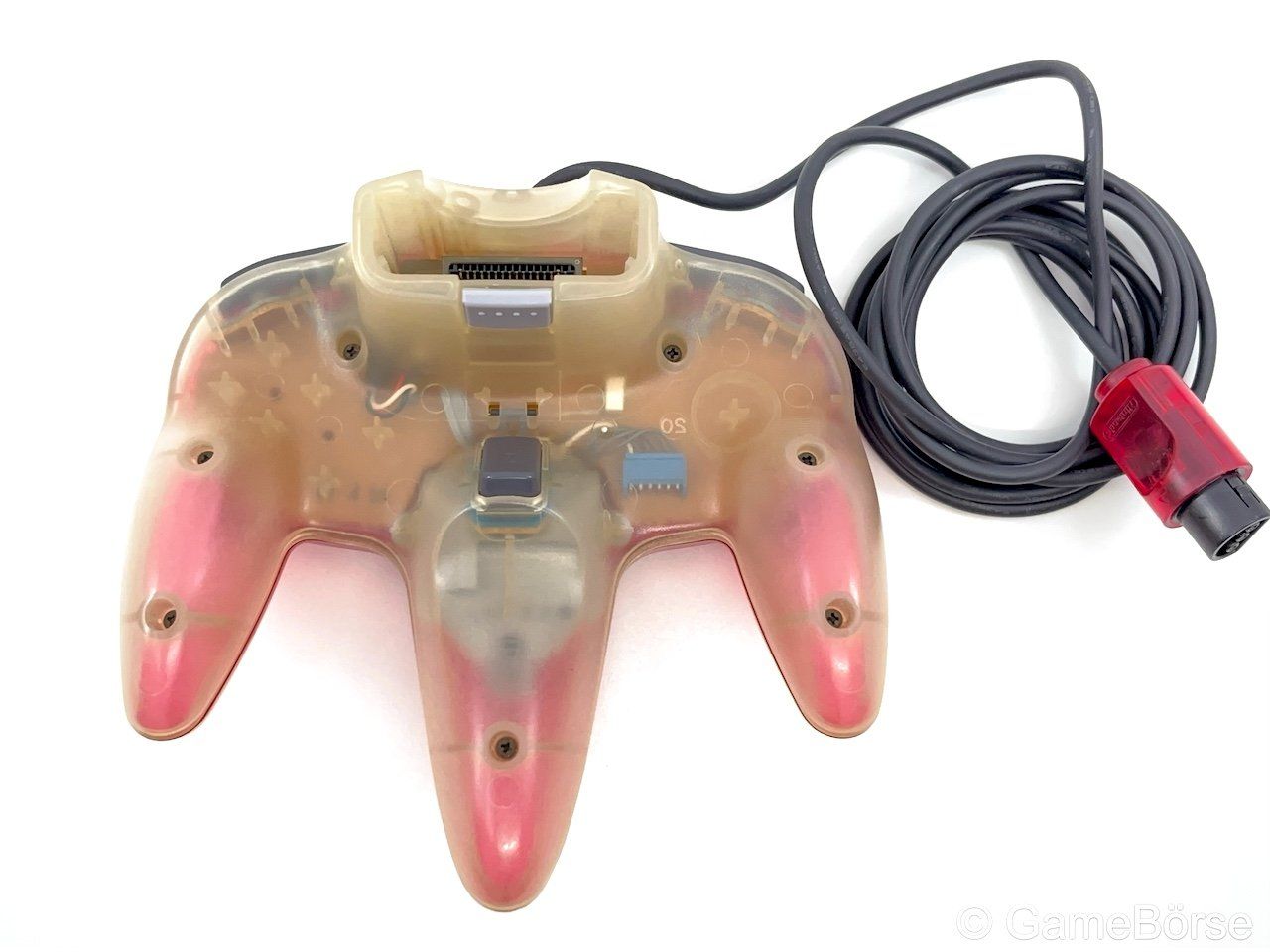 Nintendo Console: N64 Controller Original Rot Transparent – Usato da Stettfurt venduto da GameBoerse 1