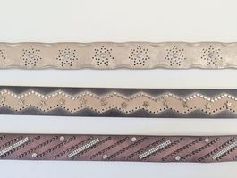 3 Gürtel im Set - Grösse 95 cm