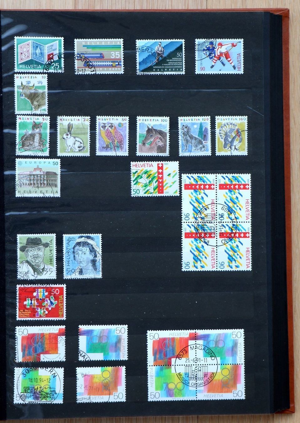 Tutti i francobolli: Briefmarken-Sammlung Schweiz 1990-2008 – Usato da Zürich venduto da Marfe1
