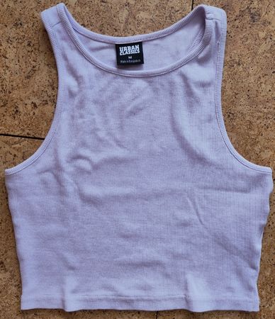 Lila Crop Top Grösse M