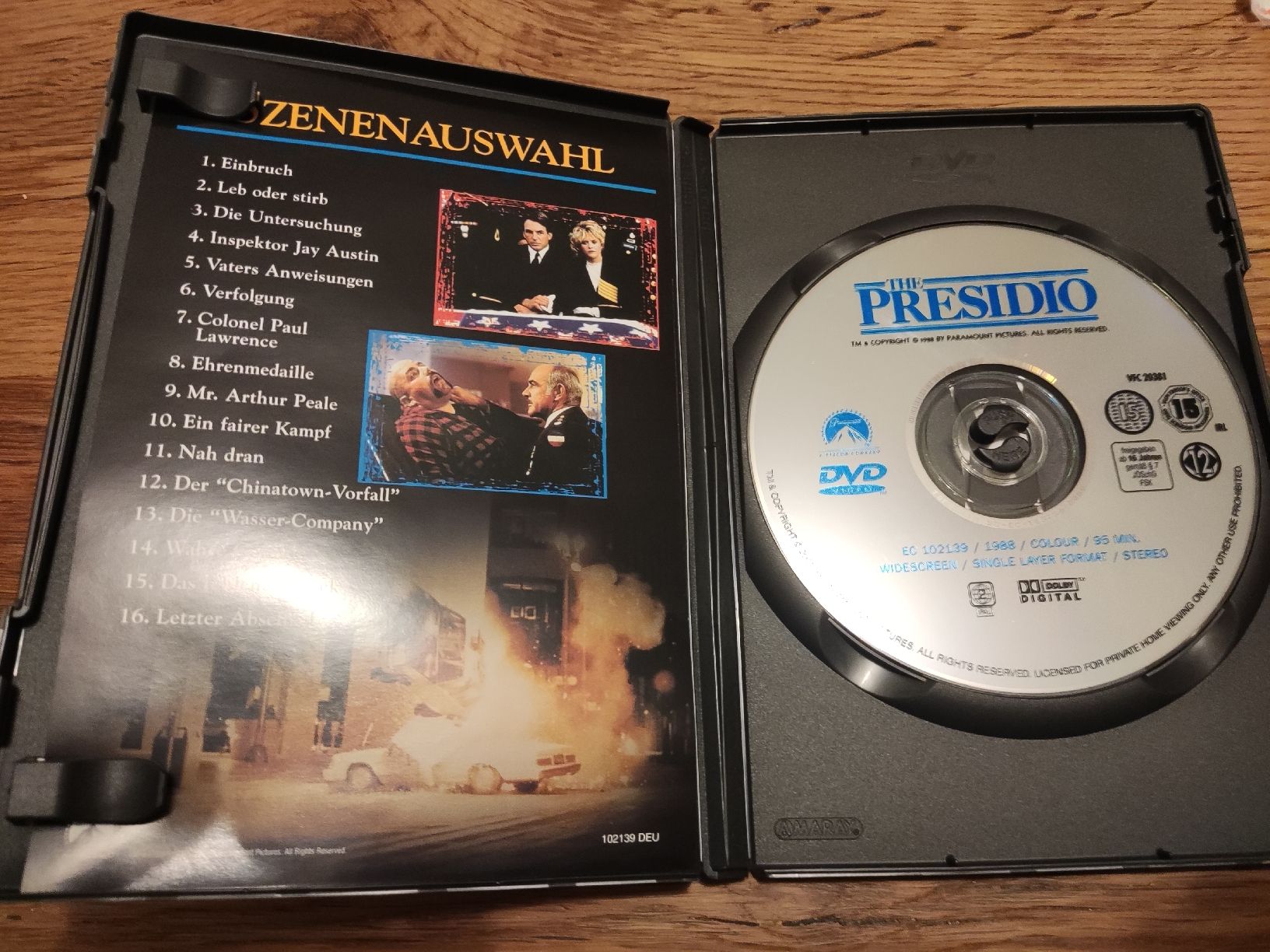 Tutti i DVDs: Presidio - mit Sean Connery (DVD)  – Usato da Oberembrach venduto da giu_7ksd 2