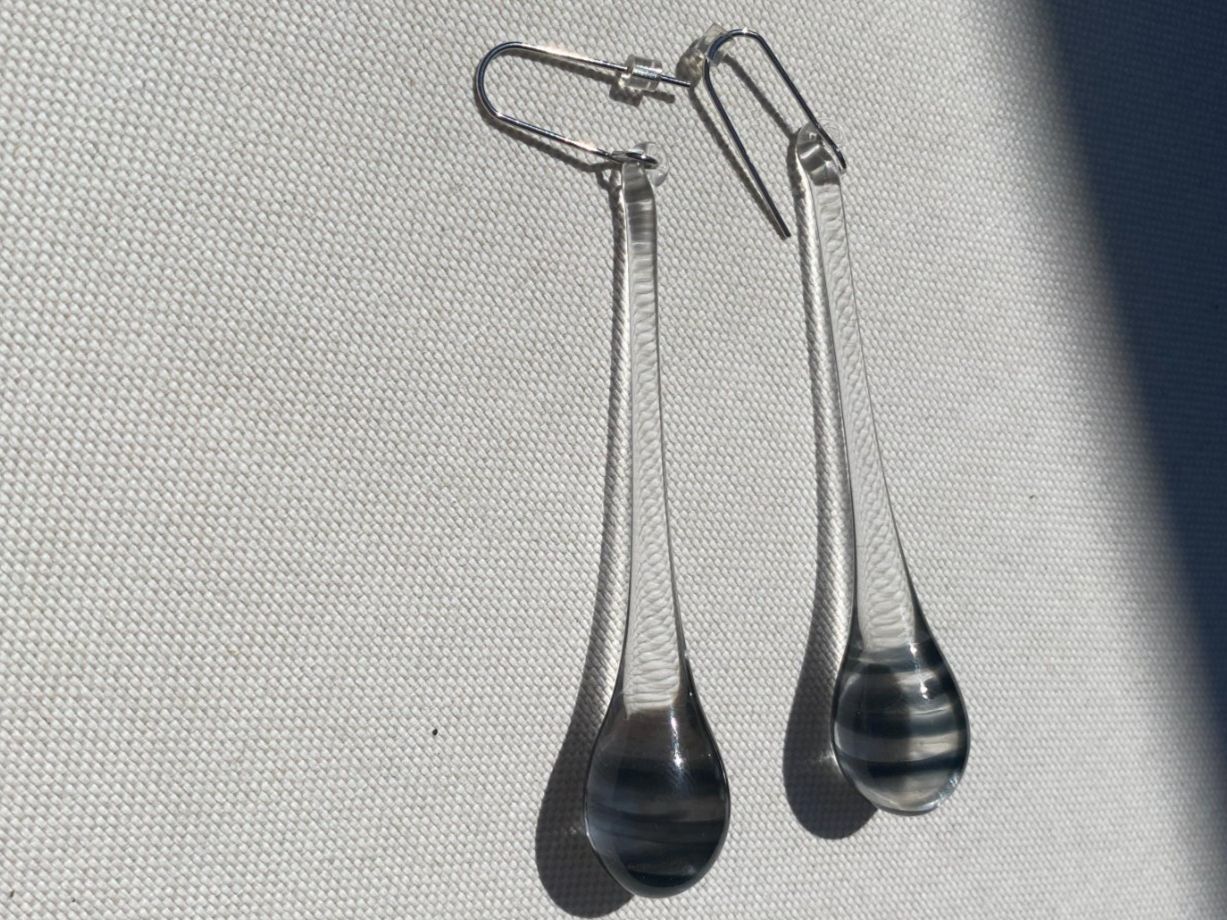 Cos Orecchini pendenti & Orecchini a lobo: Lange Glasohrringe COS – Usato da St. Gallen venduto da art_pn78 4