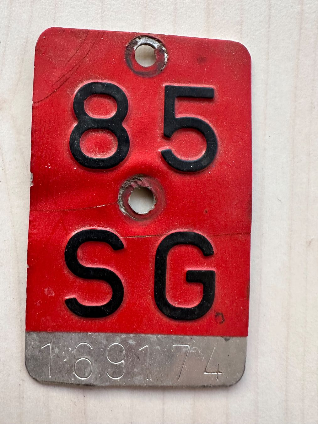 Pezzi di ricambio: Velo Nummernschild – Usato da Speicherschwendi venduto da Supersport 3