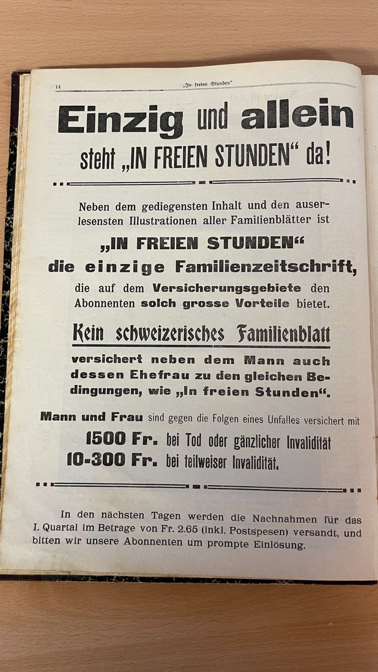 Bücher: In freien Stunden - 1909 – Gebraucht aus Glattfelden von markweb 3