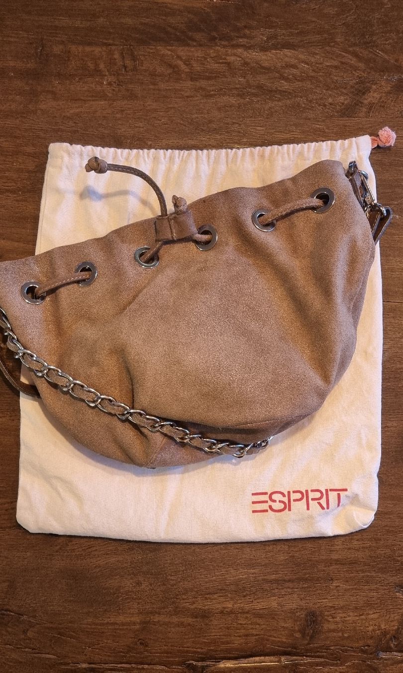 Esprit Borse da donna: Esprit Handtasche, Beutelform, Leder – Usato da Rombach venduto da SYW 1