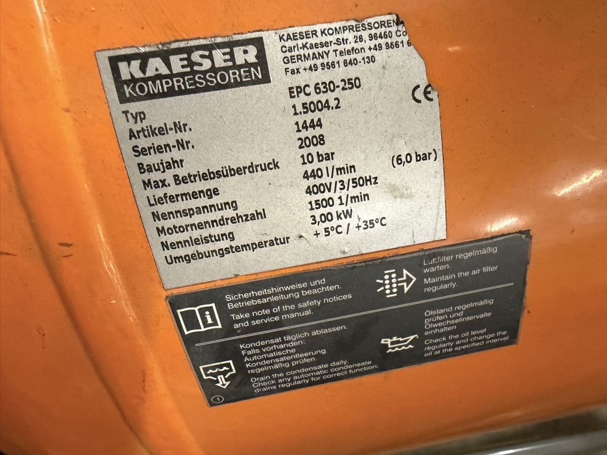 Kaeser Compressori: KAESER Kompressor + Trockner, top Zustand! – Usato da Oberglatt ZH venduto da couvert24 3