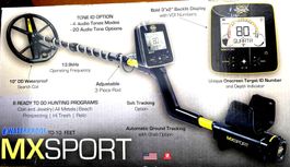 HOCHWERTIGE METAL DETECTOR MX SPORT FULL SET !!!!!