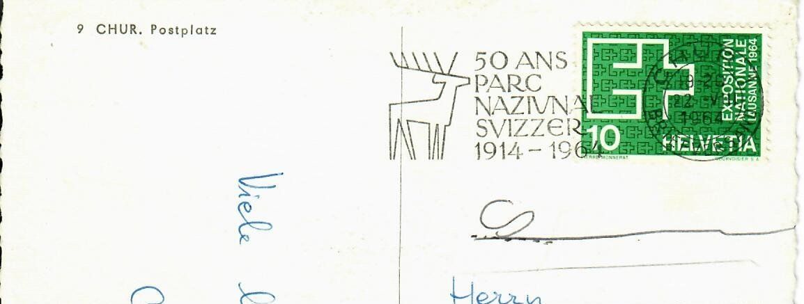 Cartoline postali: Chur - Postplatz – Usato da Hochdorf venduto da Ziegel-16 1