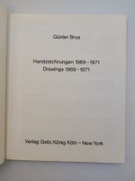 GÜNTER BRUS - HANDZEICHNUNGEN