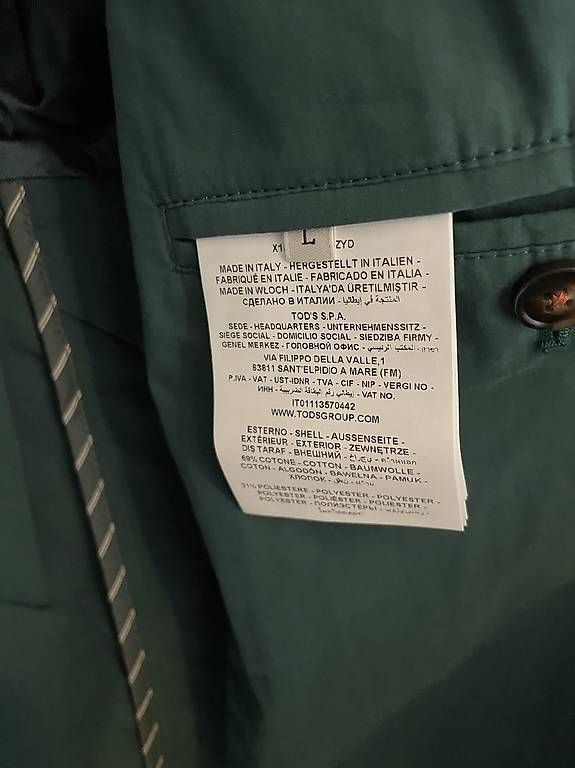 Giacche: TODS MARLIN TECHNICAL COTTON JACKET  SIZE L – Nuovo e nell'imballaggio originale da Ponte Tresa venduto da coc_nnf5 2