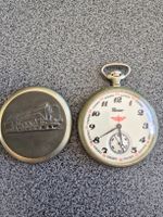 Taschenuhr Corier mit Lokomotive Motiv