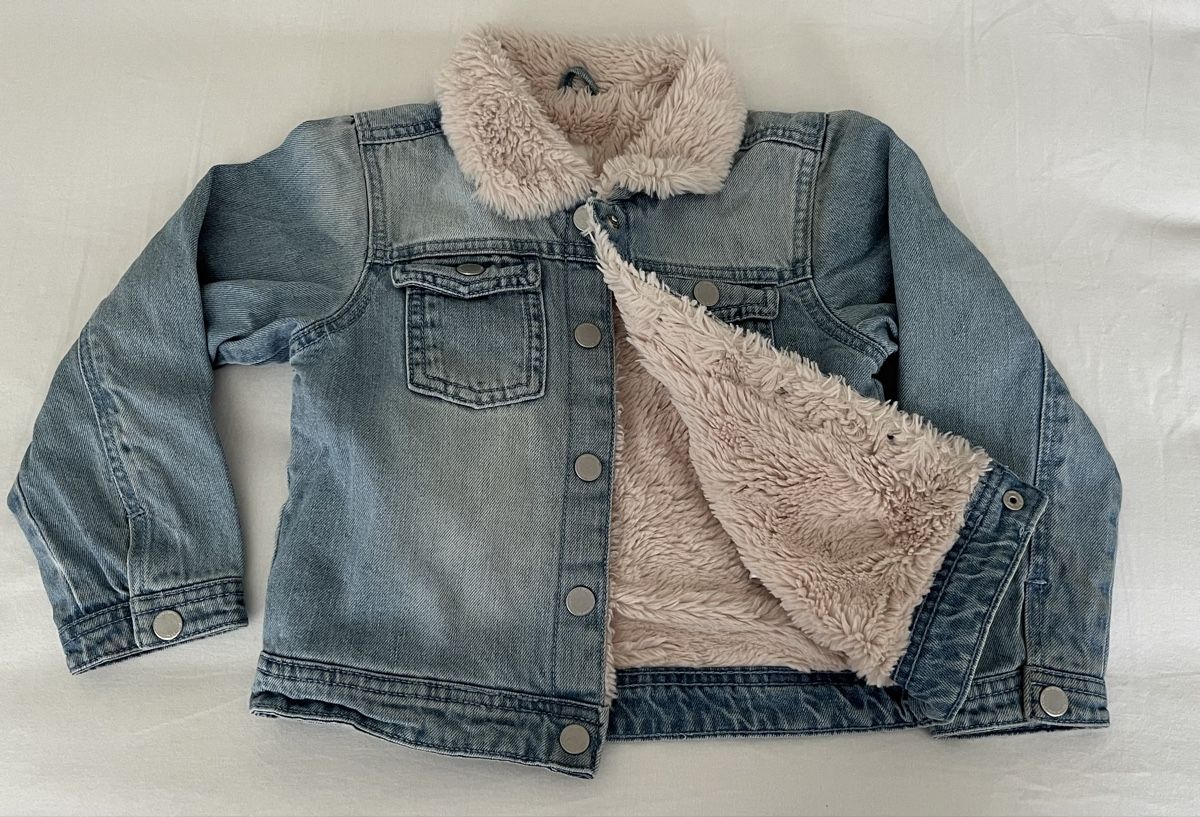 Next Giacche & Cappotti: Next Jeansjacke mit Teddyfell Gr. 110 – Usato da Zollikon venduto da malena82 1