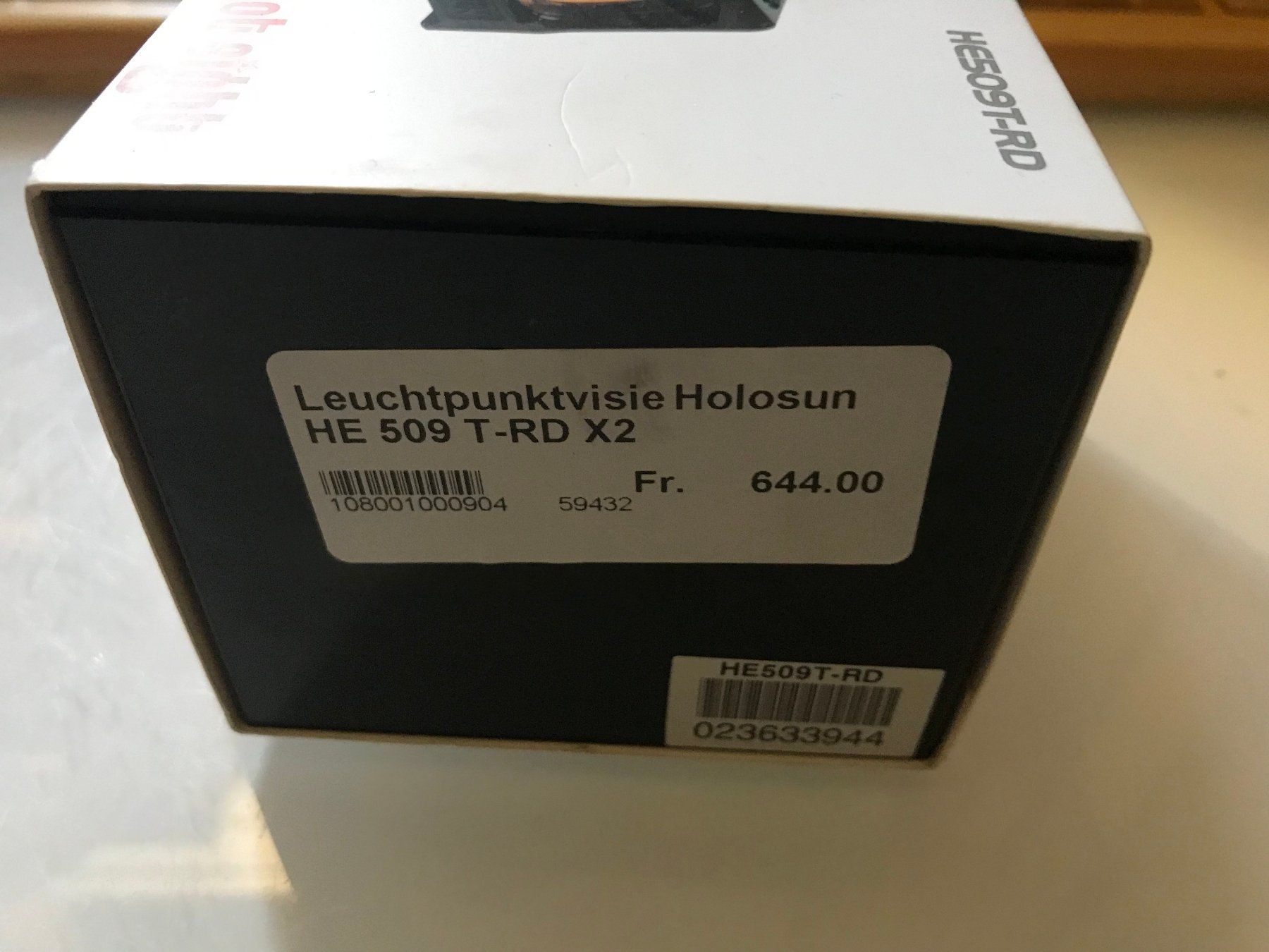 HOLOSUN RED DOT HE 509 TRD x2 Leuchtpunktvisier Mit Solar Kaufen auf