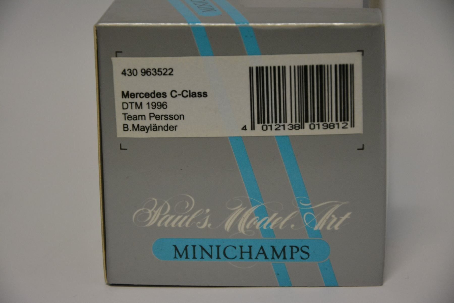 Mercedes-Benz Modellini d'auto: Mercedes Benz C-Class DTM 1996  , 1:43 – Nuovo e nell'imballaggio originale da Goldach venduto da Feivel9 1