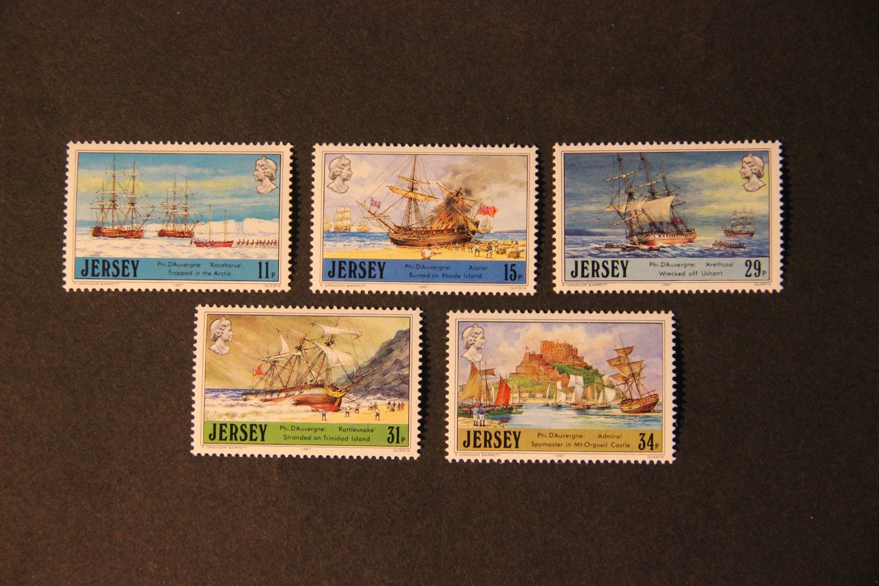 Alle Briefmarken: Jersey 1987 - Philippe d'Auvergne** – Neu (gemäss Beschreibung) aus Jona von Southafrica07