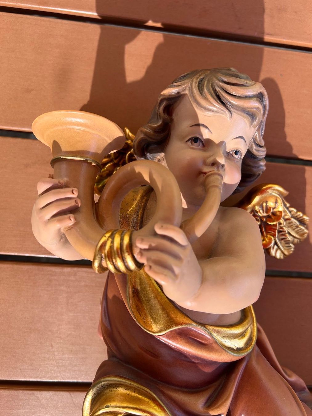Statuette: Holzengel von C.+E. Wallnöfer-Grond – Usato da Rüti ZH venduto da Atina.c 1