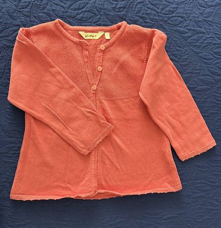 Rosa Strickjacke für Baby Mädchen