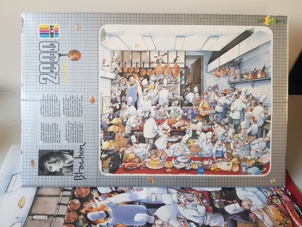 Puzzle Heye Vintage 1995 – Chasse Aux Monstres – 500 Pièces – Complet – Édition Rare