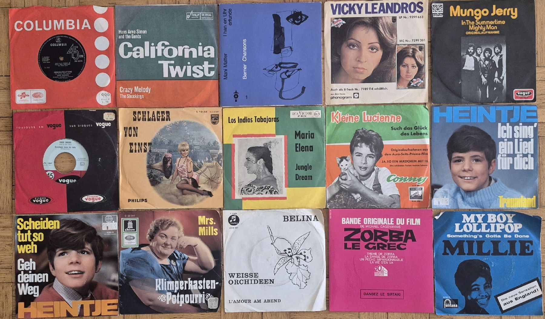 Schallplatten: Konvolut Singles Platten diverse Interpreten – Gebraucht aus Bern von san_kcw5 2